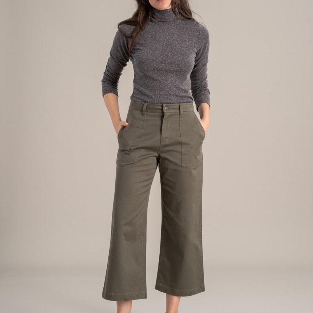 United By Blue Organic Twill Wide Leg Pant